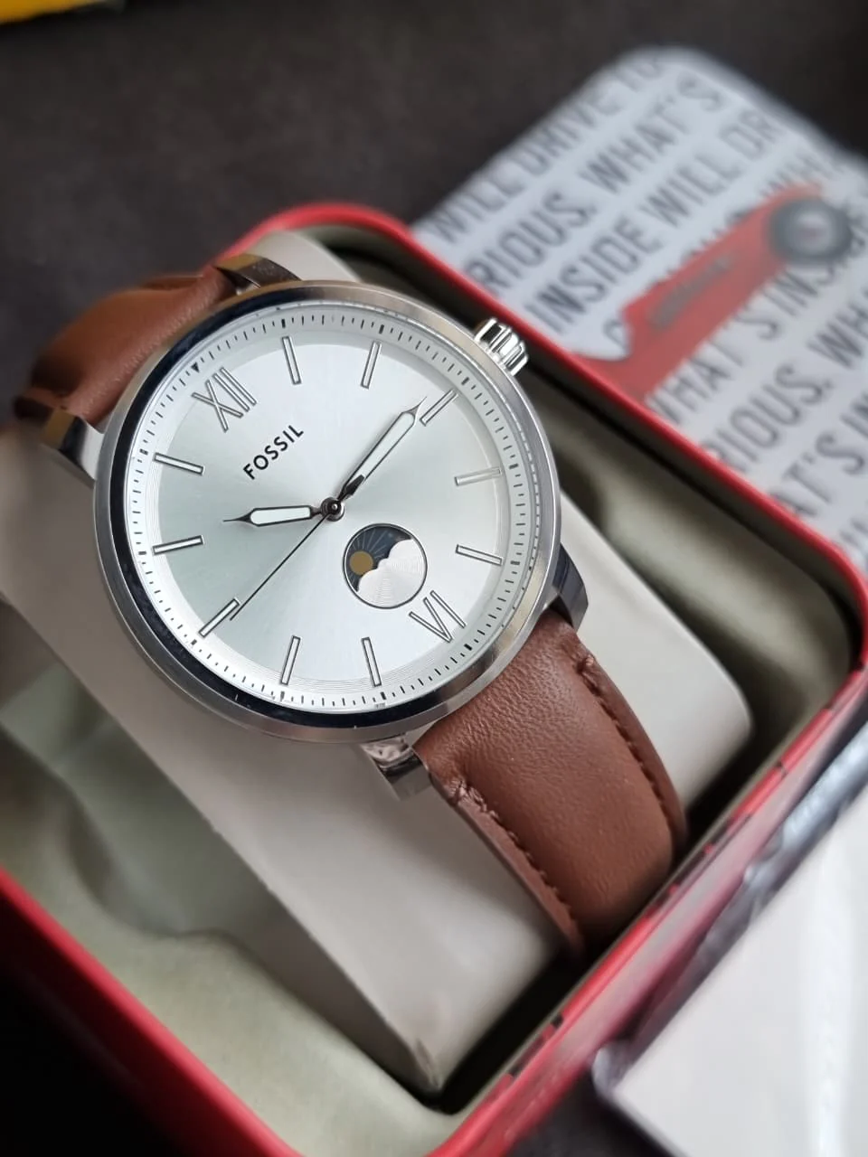 Fossil Rhett BQ2908 Men's Watch – Multifunction, Brown Leather Strap, Quartz - Image 7