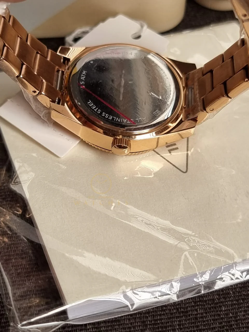 FOSSIL Scarlette Crystal Rose Dial Ladies Watch ES4318 - Image 5
