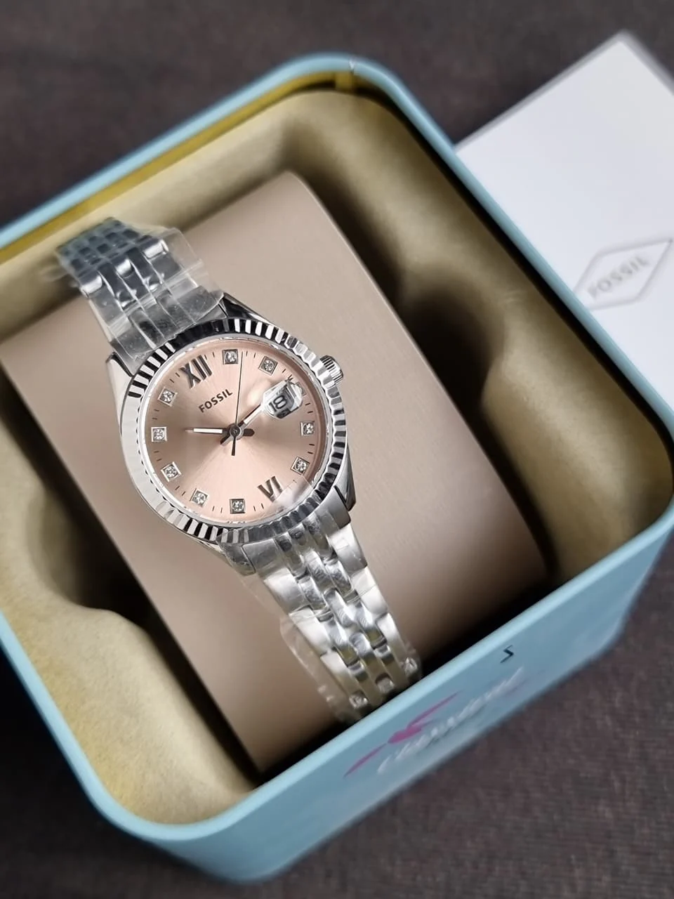 Fossil Scarlette Micro Gold toned/Steel 28mm ES5150 - Image 2