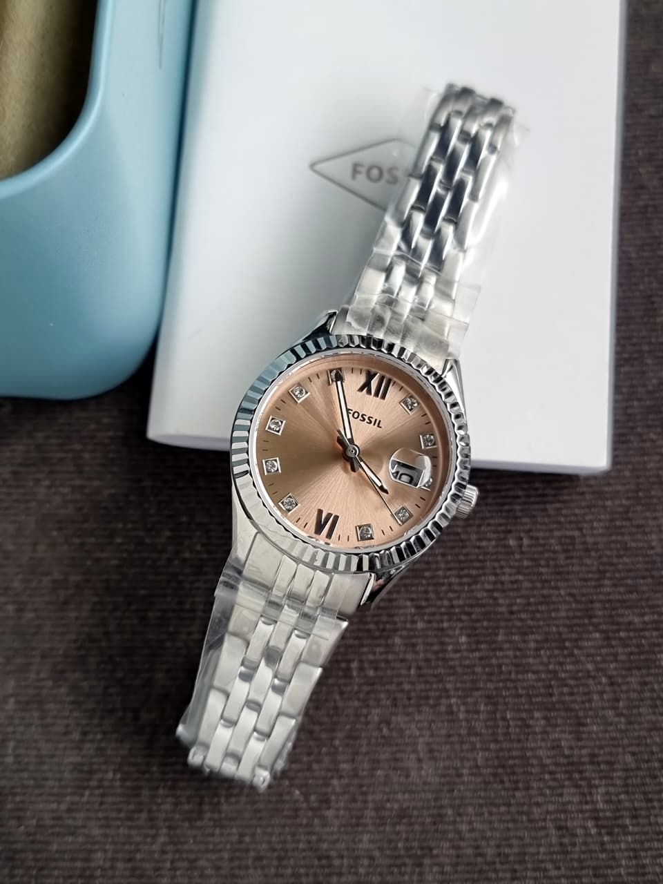 Fossil Scarlette Micro Gold toned/Steel 28mm ES5150 - Image 4