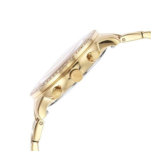 Fossil Stainless Steel Neutra Analog Gold Dial Women's Watch-Es5219 - Image 3