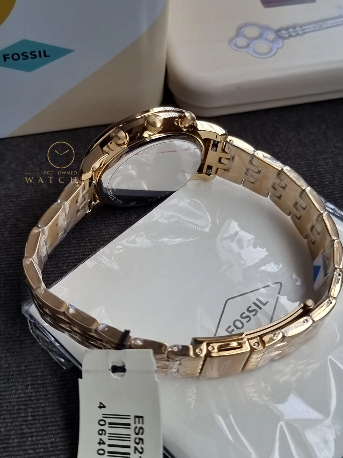 Fossil Stainless Steel Neutra Analog Gold Dial Women's Watch-Es5219 - Image 7