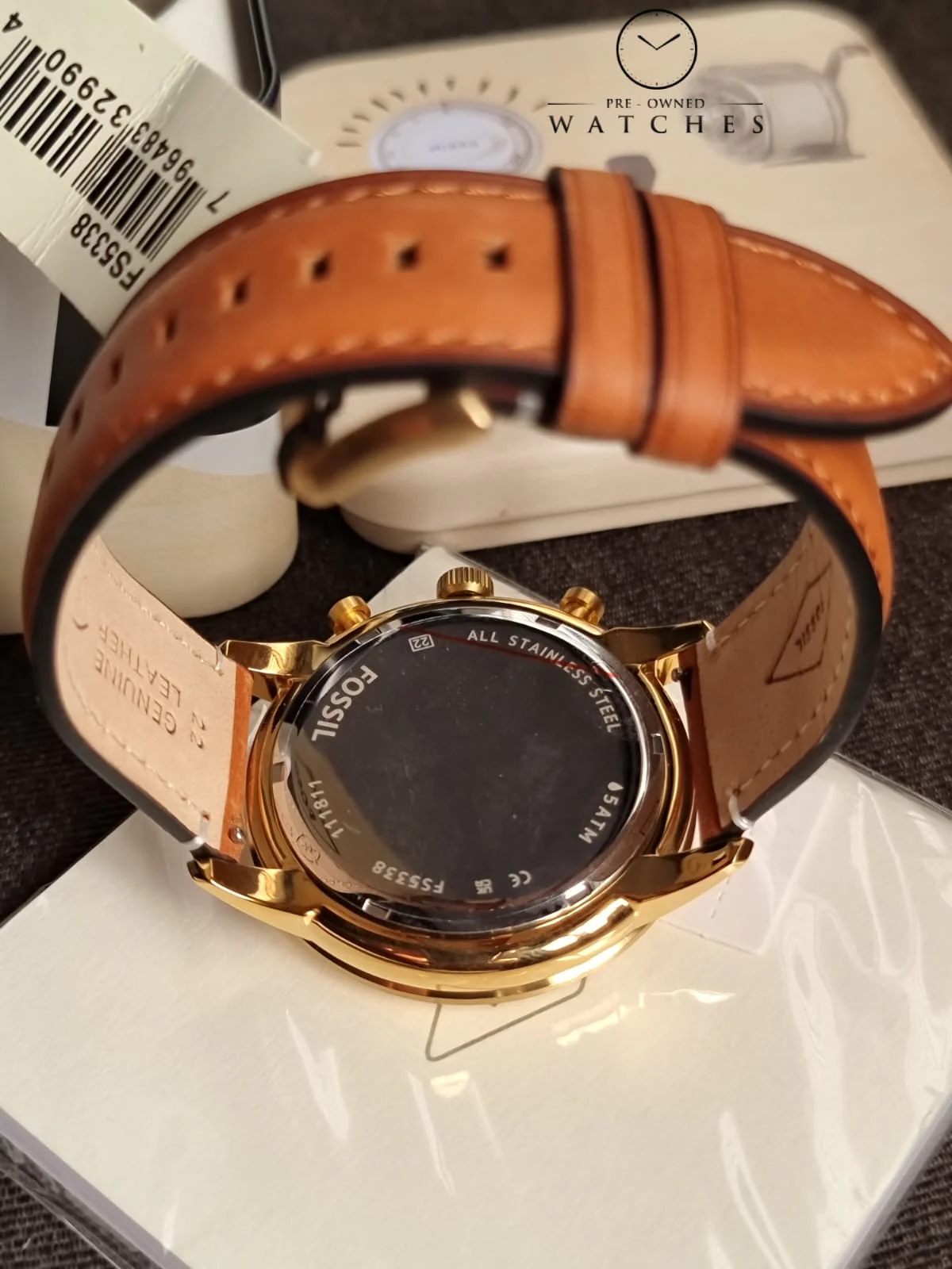 Fossil Townsman Analog Black Dial Men's Watch-FS5338 - Image 4