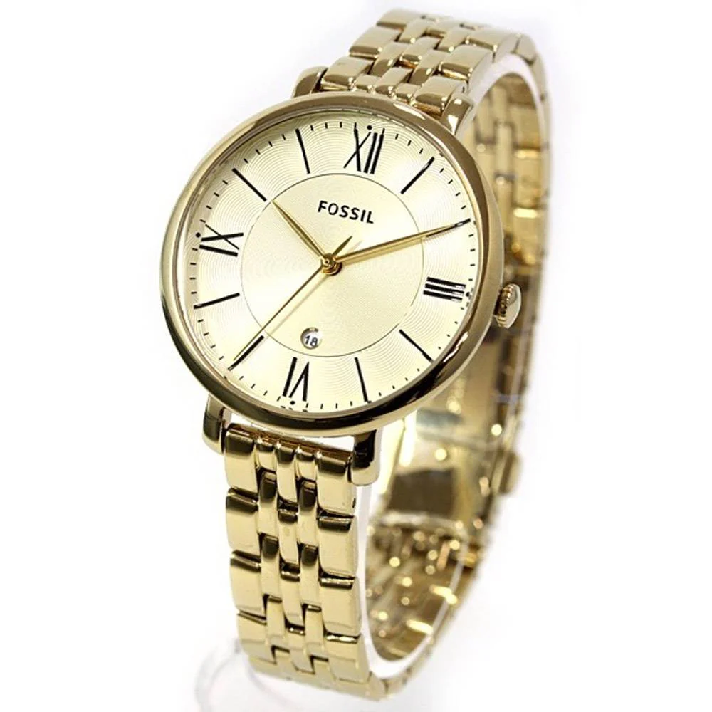 Fossil Women’s Quartz Stainless Steel Gold Dial 36mm Watch ES3434 - Image 2