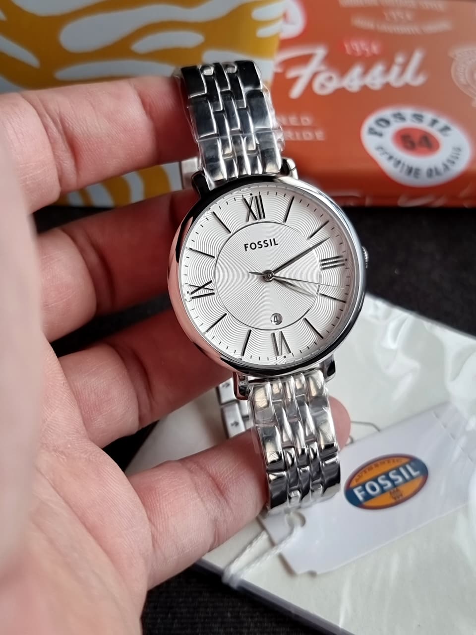 Fossil Women's Jacqueline Quartz Stainless Steel Dress Watch - Image 4
