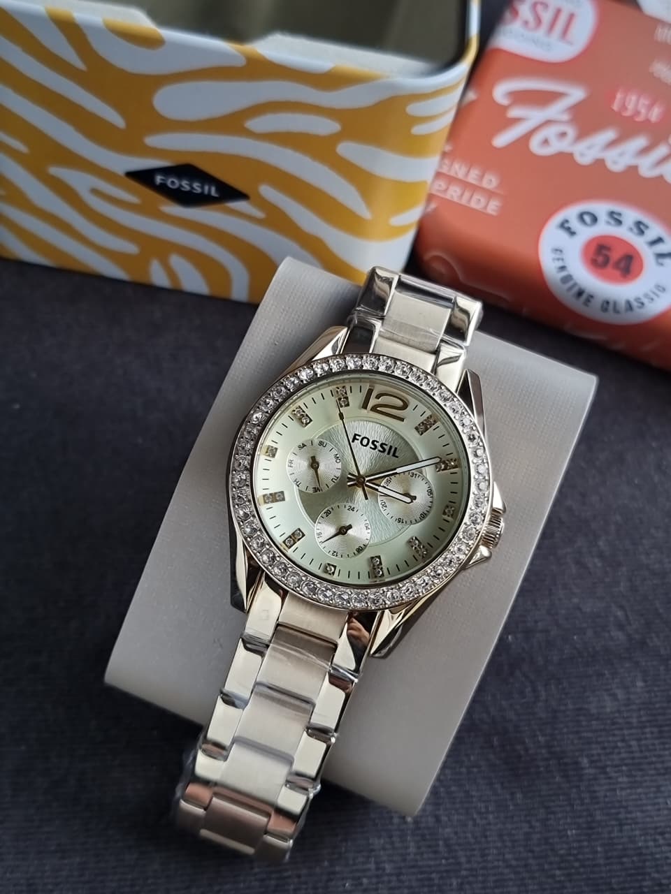 Fossil Women's Riley Stainless Steel Multifunction Watch ES3203 - Image 6