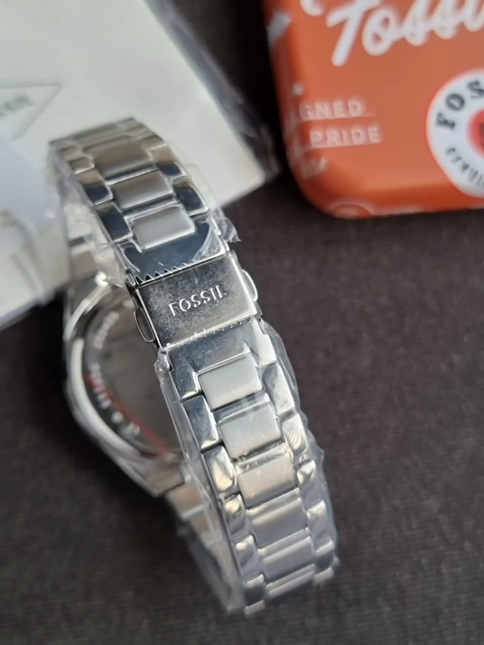Fossil Women's Scarlette Quartz Stainless Steel Three-Hand Watch, Color: Silver (Model: ES5300) - Image 4