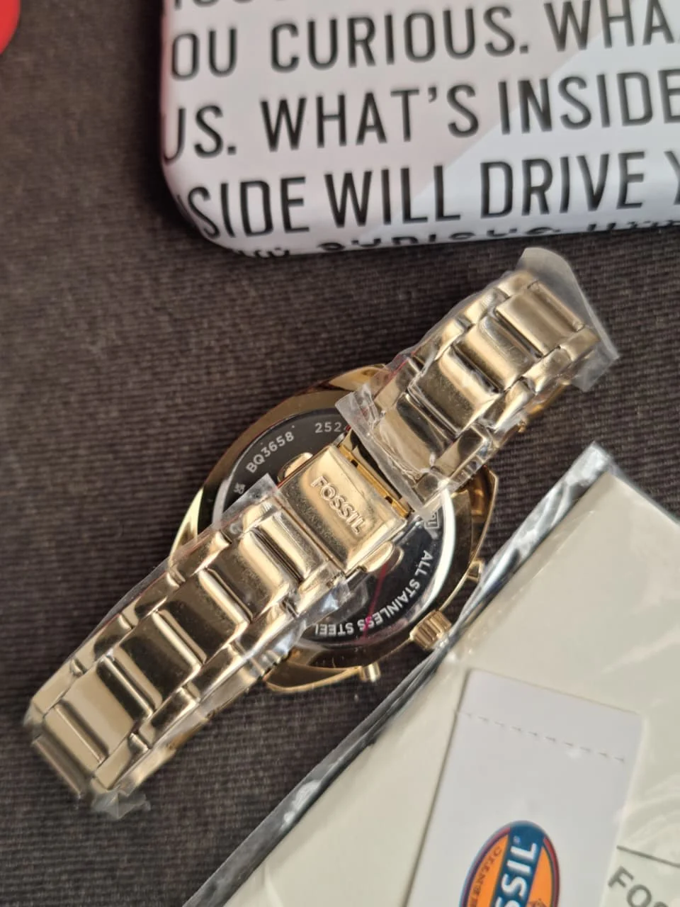 FOSSIL WOMENS VALE STAINLESS STEEL WATCH - BQ3658 - Image 2