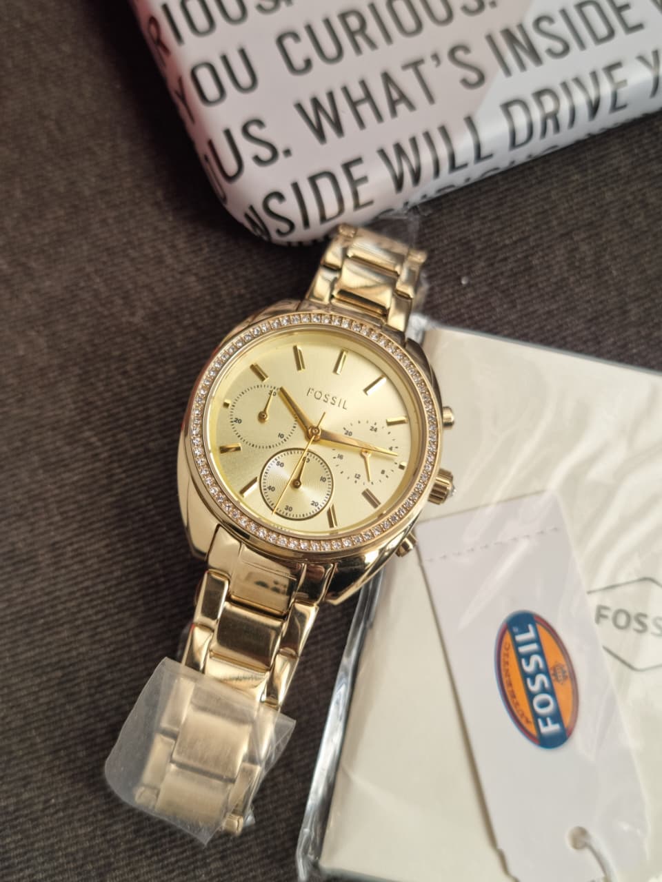 FOSSIL WOMENS VALE STAINLESS STEEL WATCH - BQ3658 - Image 4