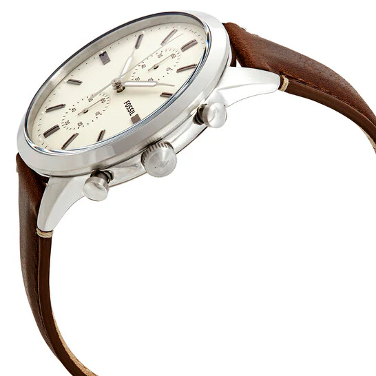 FOSSILTownsman Chronograph Cream Dial Men's Watch FS5350 - Image 3