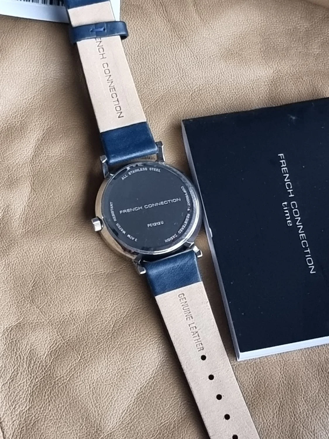 FRENCH CONNECTION WHITE DIAL LEATHER STRAP FC1212U - Image 4