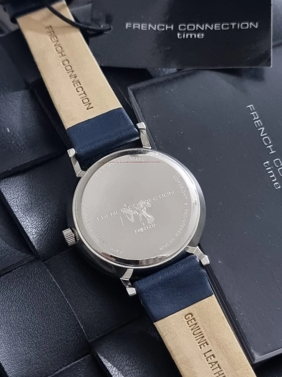 FRENCH CONNECTION WHITE DIAL LEATHER STRAP FC1212U - Image 5
