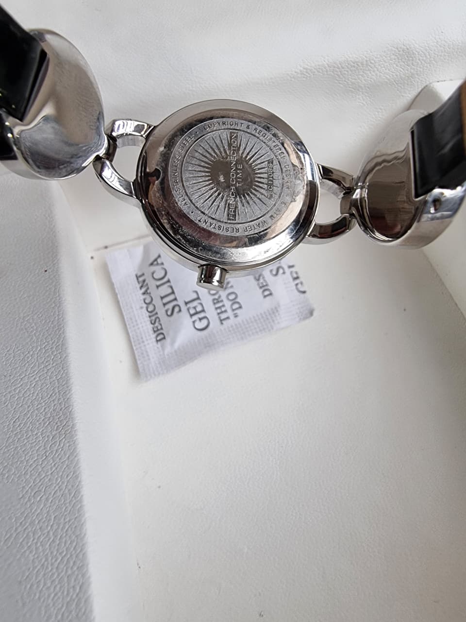 French Connection Women’s Analog Watch – FC1108S (Black Strap) - Image 3