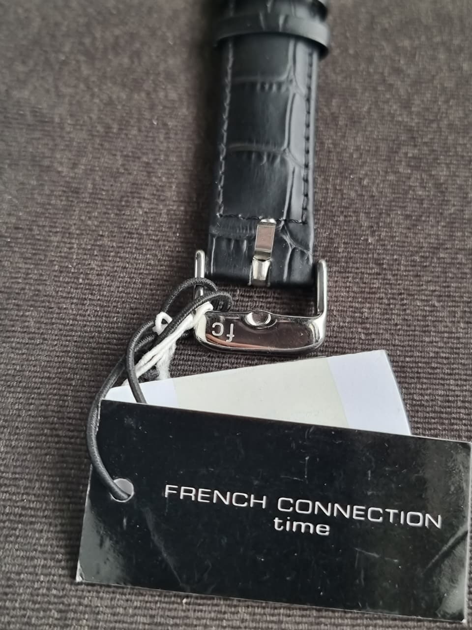 French Connnection Analog Black Dial Men's Watch-FC1188B - Image 3