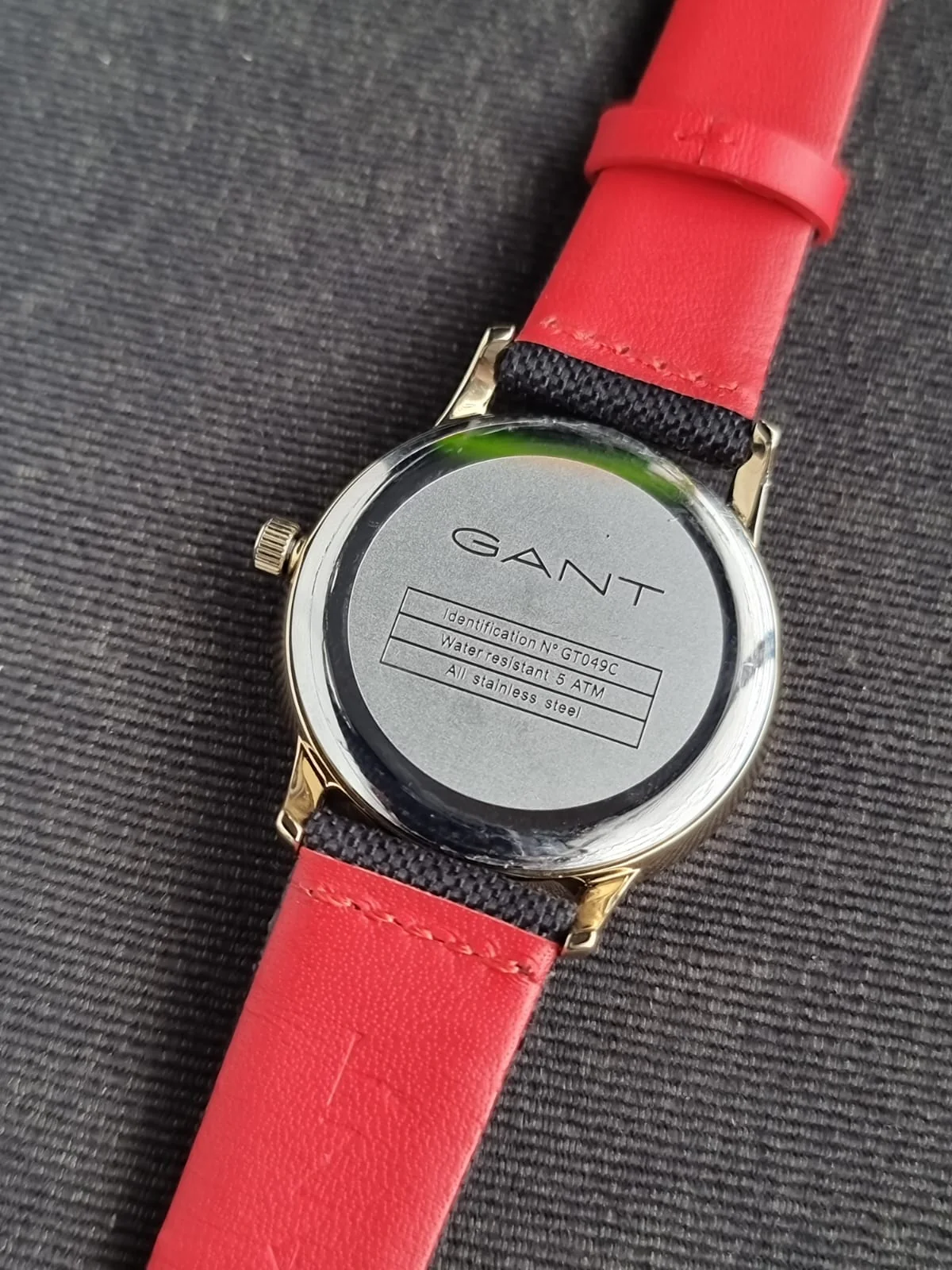 Gant Ladies Watch Rose Gold Casing Black Nato Strap Quartz Watch - Image 4