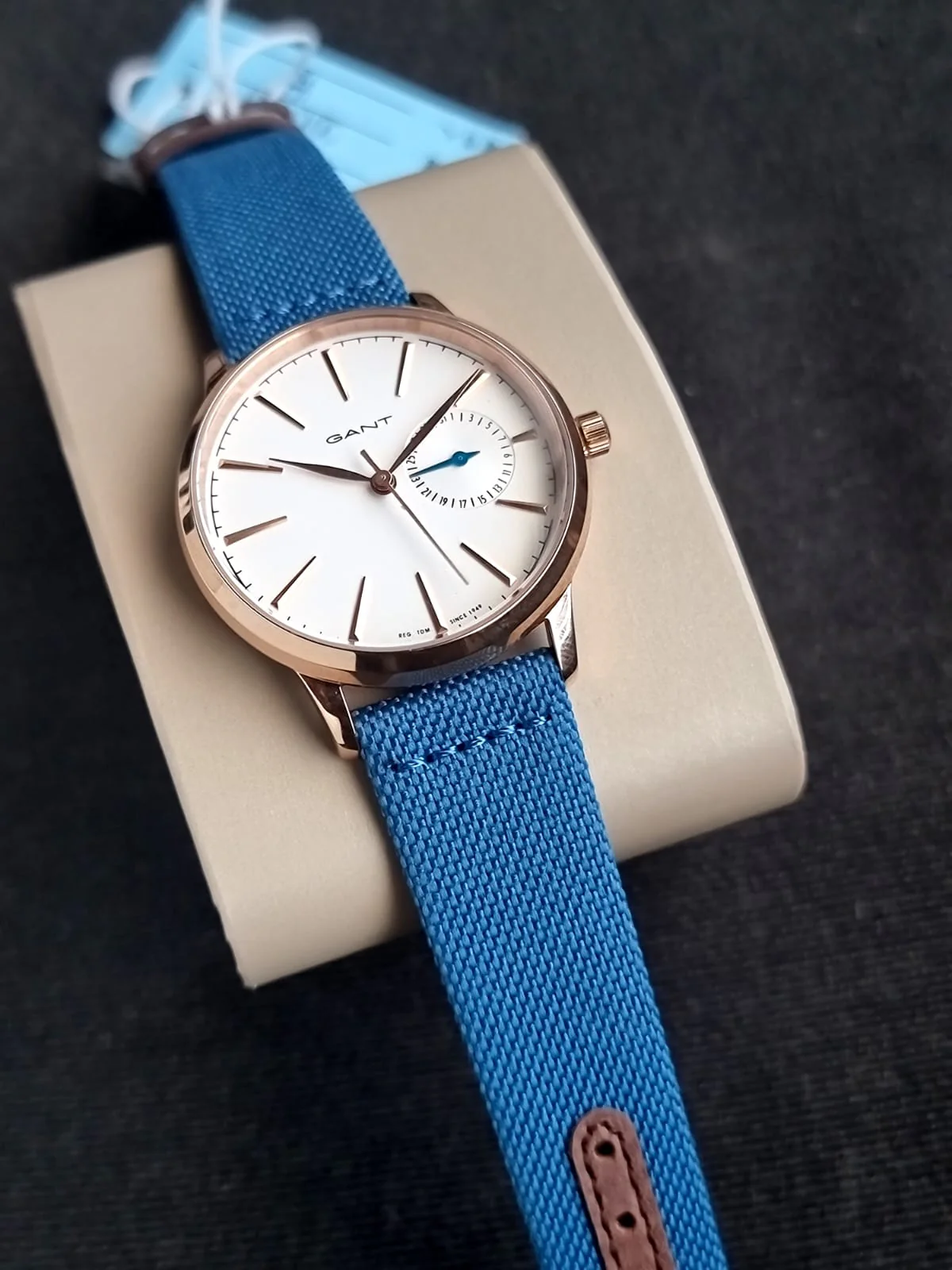 Gant White Dial 34mm Dial Watch Rose Gold Casing Quartz Watch - Image 7