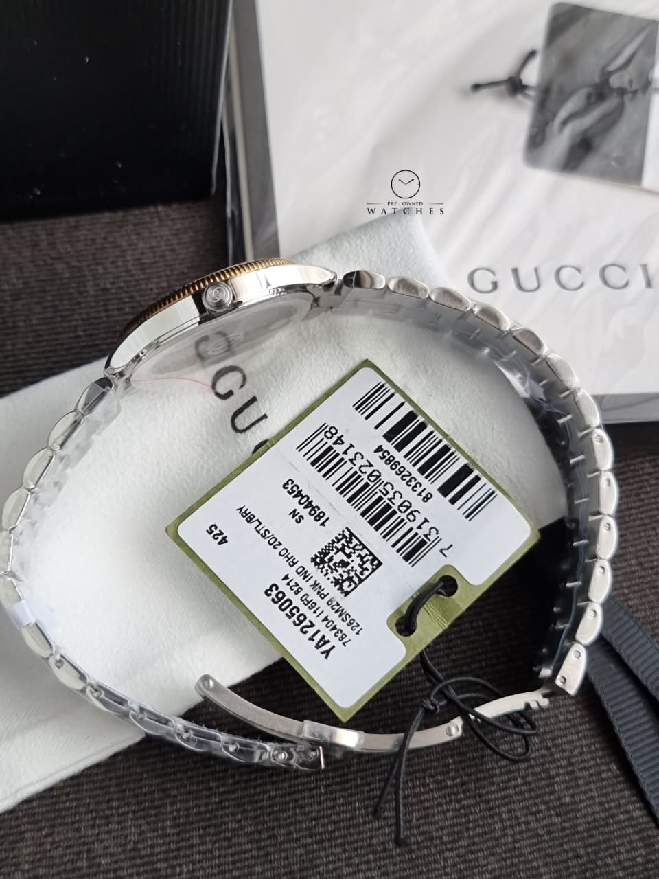 Gucci G-Timeless 29mm Silver Dial Steel Women's Watch YA1265063 - Image 5