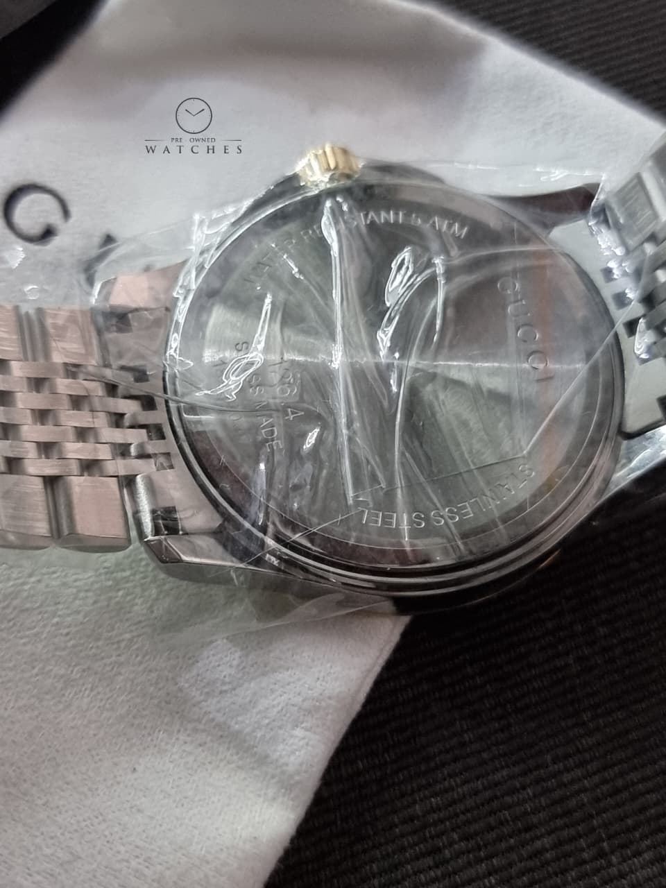 Gucci G-Timeless Silver Dial Two-Tone Stainless Steel Swiss Quartz Men's Watch 38mm – YA126409 - Image 2