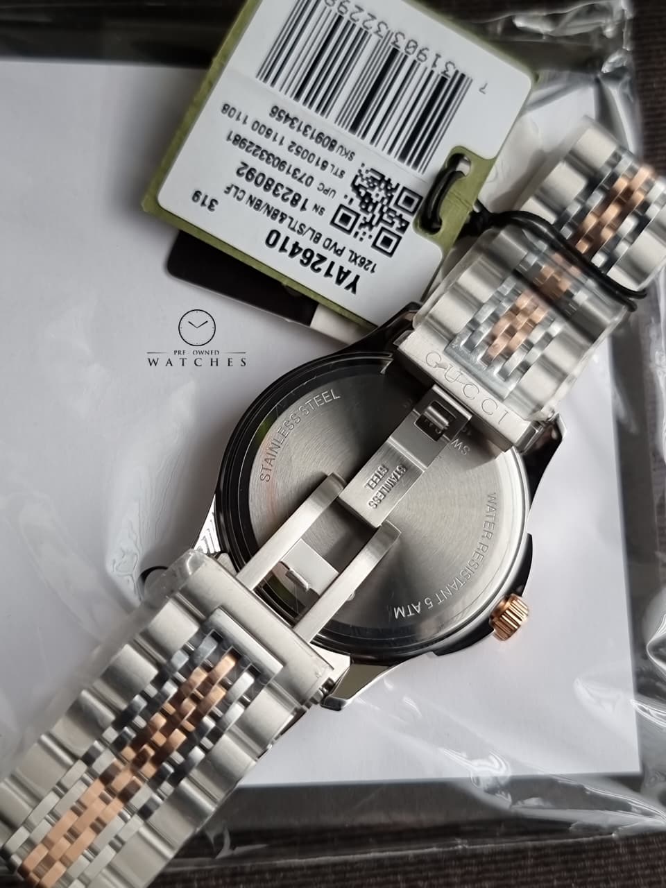 GUCCI Timeless Rose Gold PVD Men's Watch YA126410 - Image 2