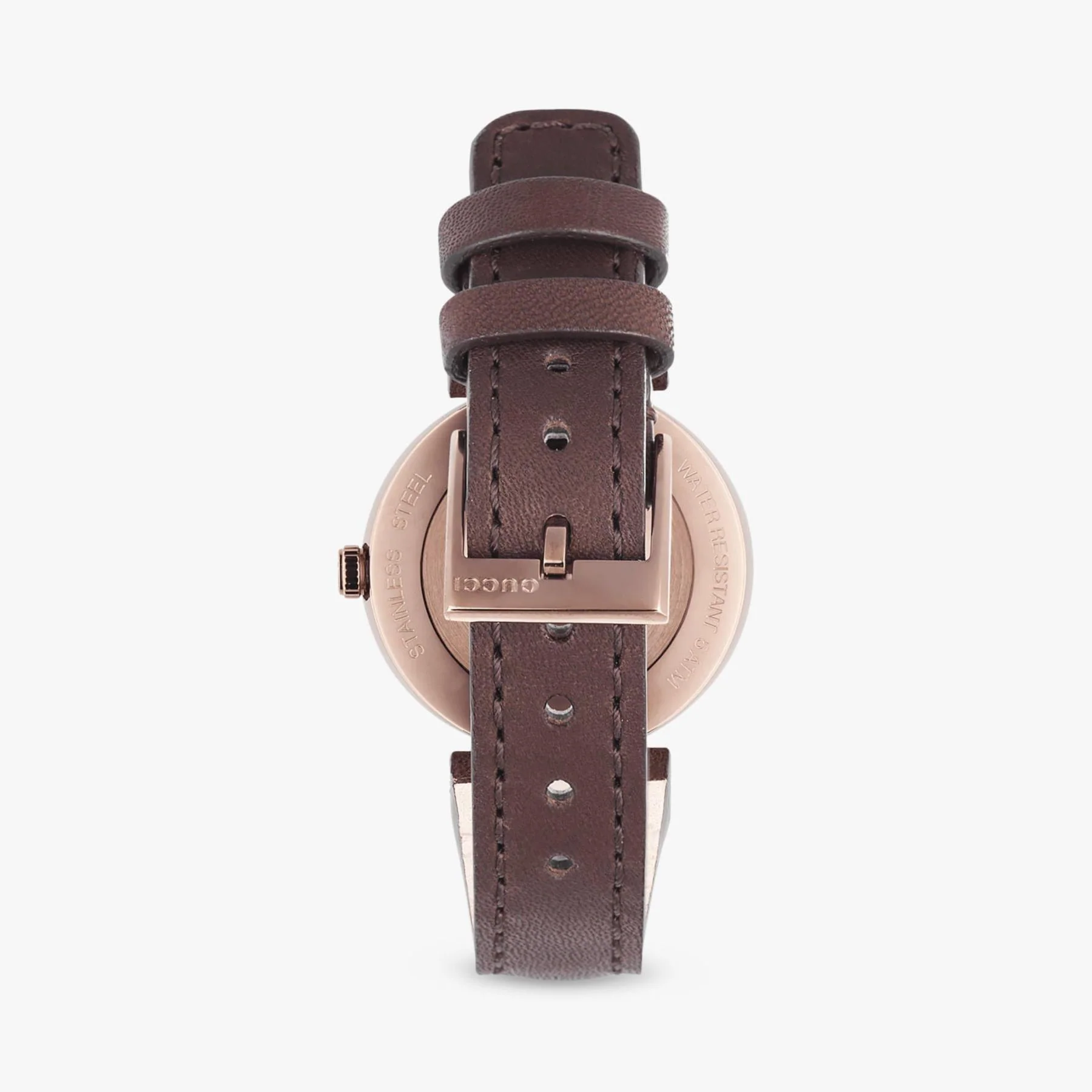 Gucci Women’s Quartz Leather Strap Swiss Made Brown Dial 29mm Watch YA133504 - Image 2