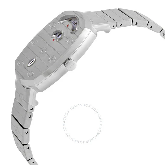 Gucci Women’s Swiss Made Quartz Stainless Steel White Dial 35mm Watch YA157401 - Image 2