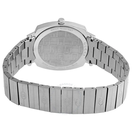 Gucci Women’s Swiss Made Quartz Stainless Steel White Dial 35mm Watch YA157401 - Image 3
