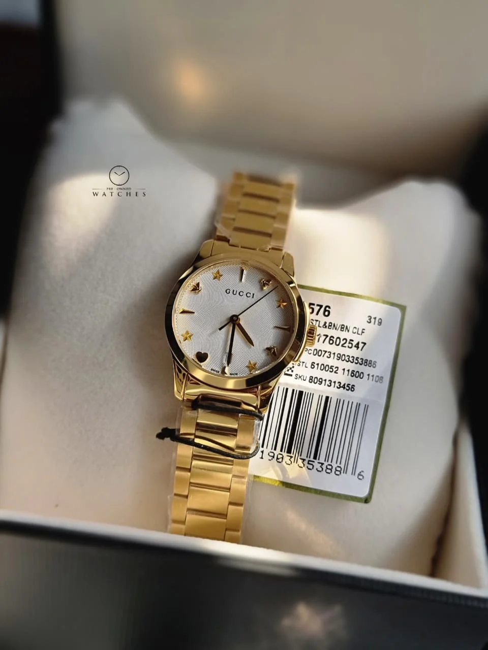 Gucci Women'S Silver Dial Stainless Steel Band Watch - Ya126576, - Image 6