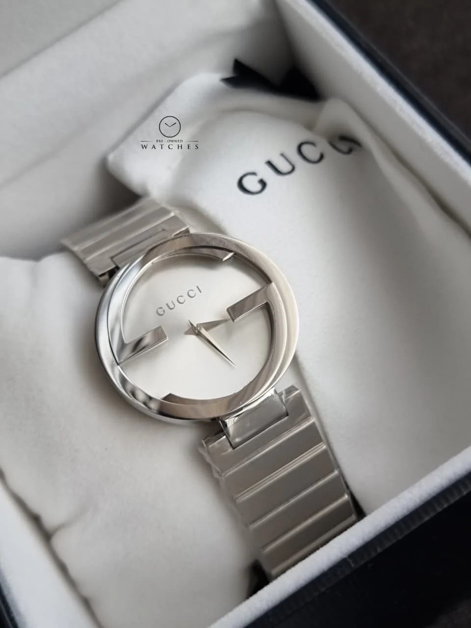 Gucci Women's Silver Dial Stainless Steel Band Watch [YA133308] - Image 7