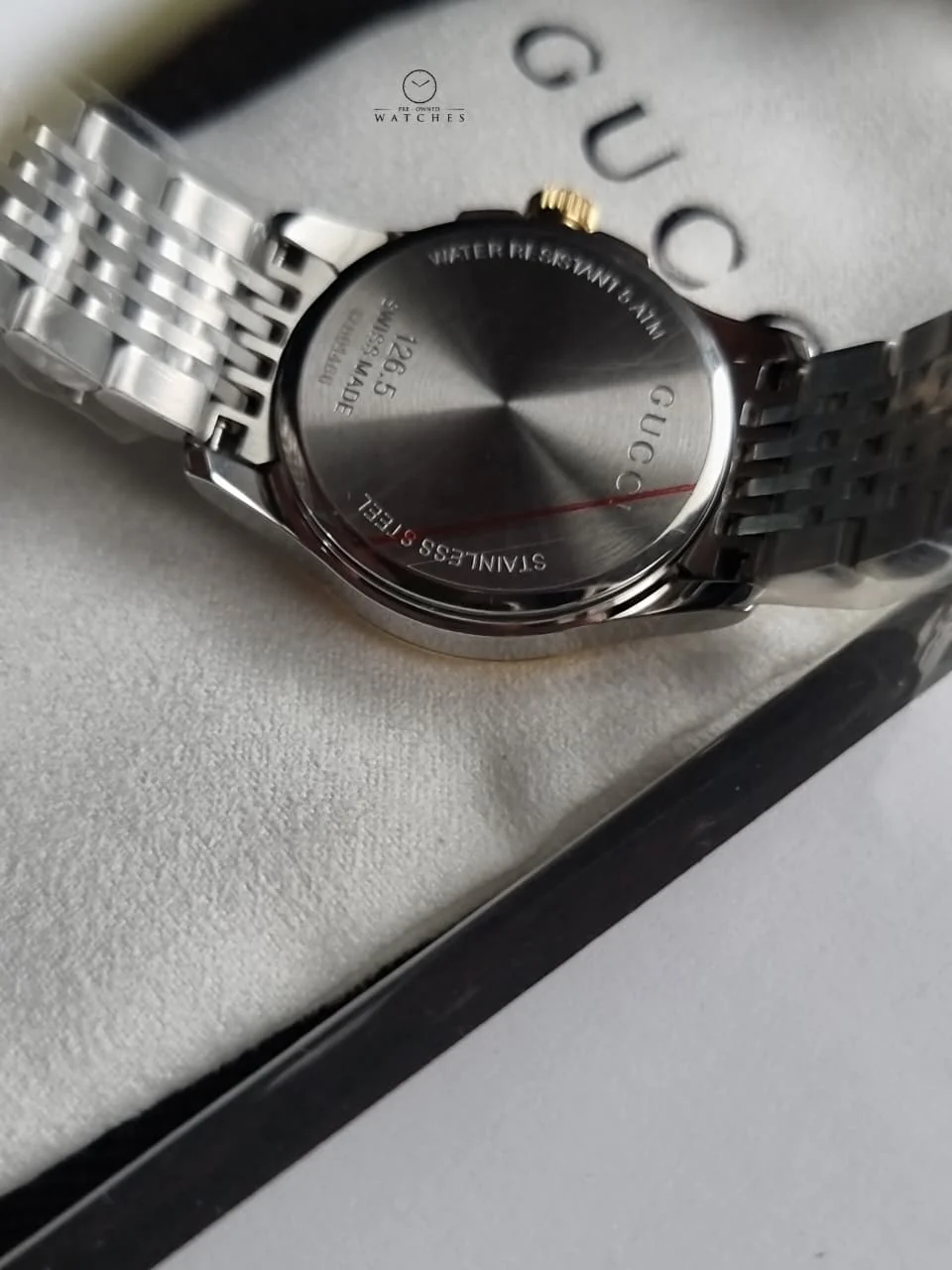 GUCCITimeless Diamond Mother of Pearl Dial Ladies Watch YA126513 - Image 2