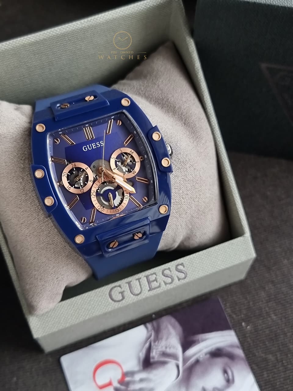 GUESS Analog Blue Dial Men's Watch-GW0203G7 - Image 12