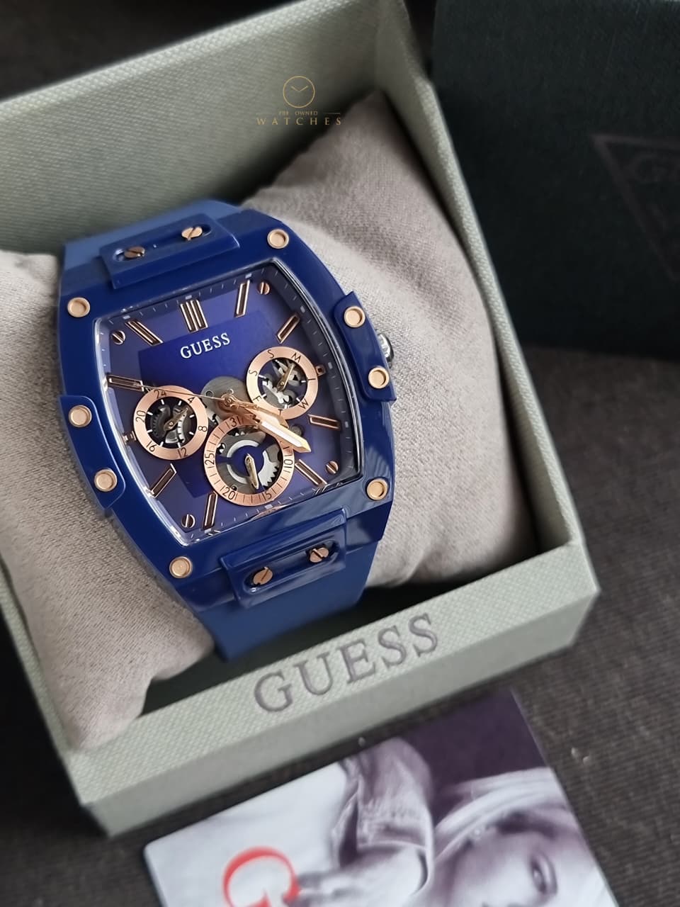GUESS Analog Blue Dial Men's Watch-GW0203G7 - Image 13