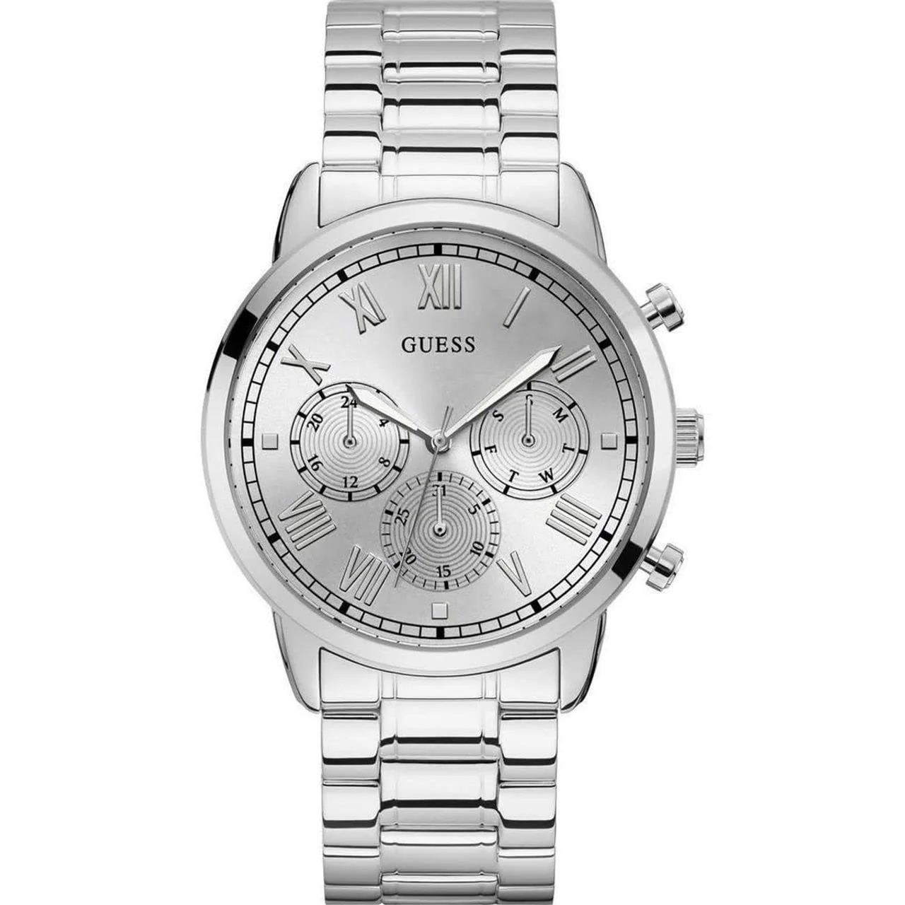 GUESS Analog Silver Dial Men's Watch-GW0066G1
