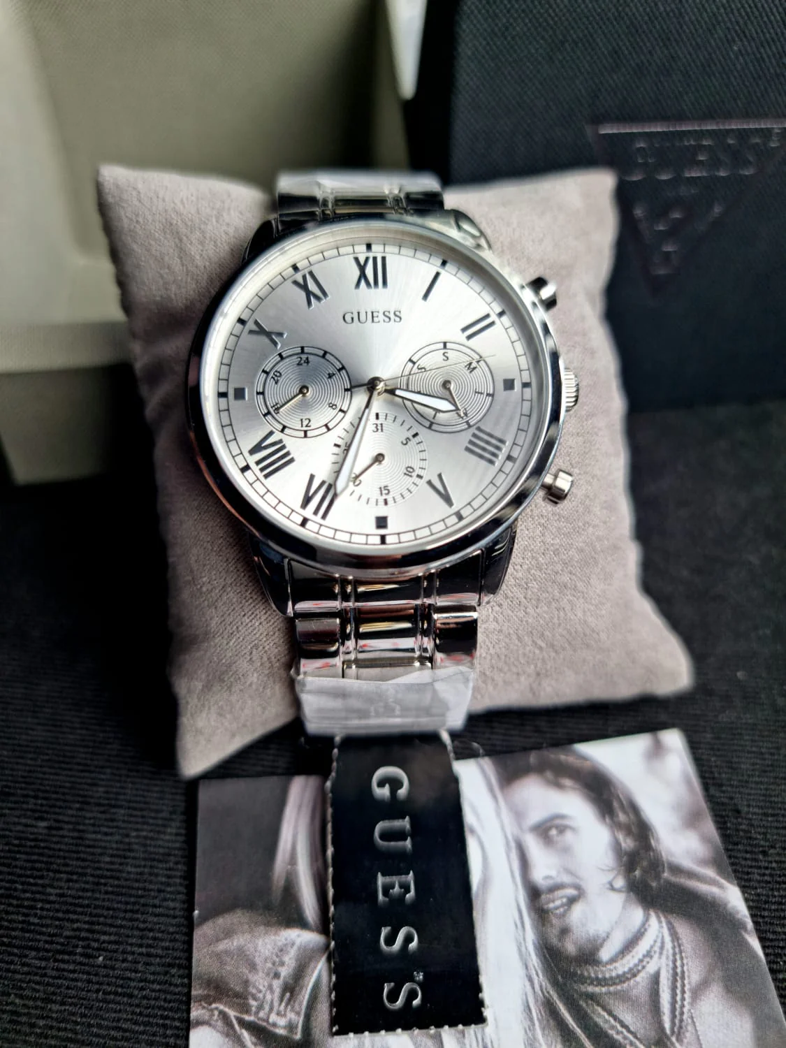 GUESS Analog Silver Dial Men's Watch-GW0066G1 - Image 11