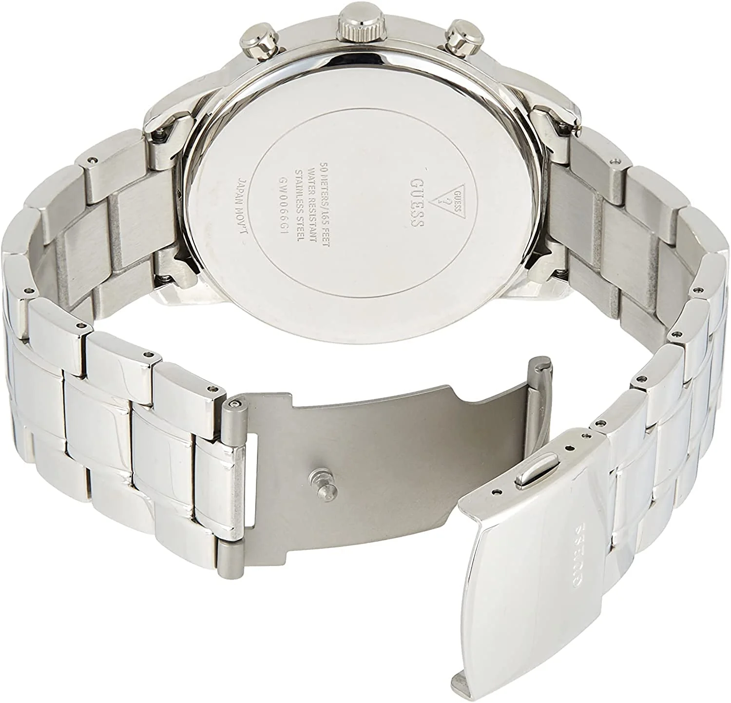 GUESS Analog Silver Dial Men's Watch-GW0066G1 - Image 3