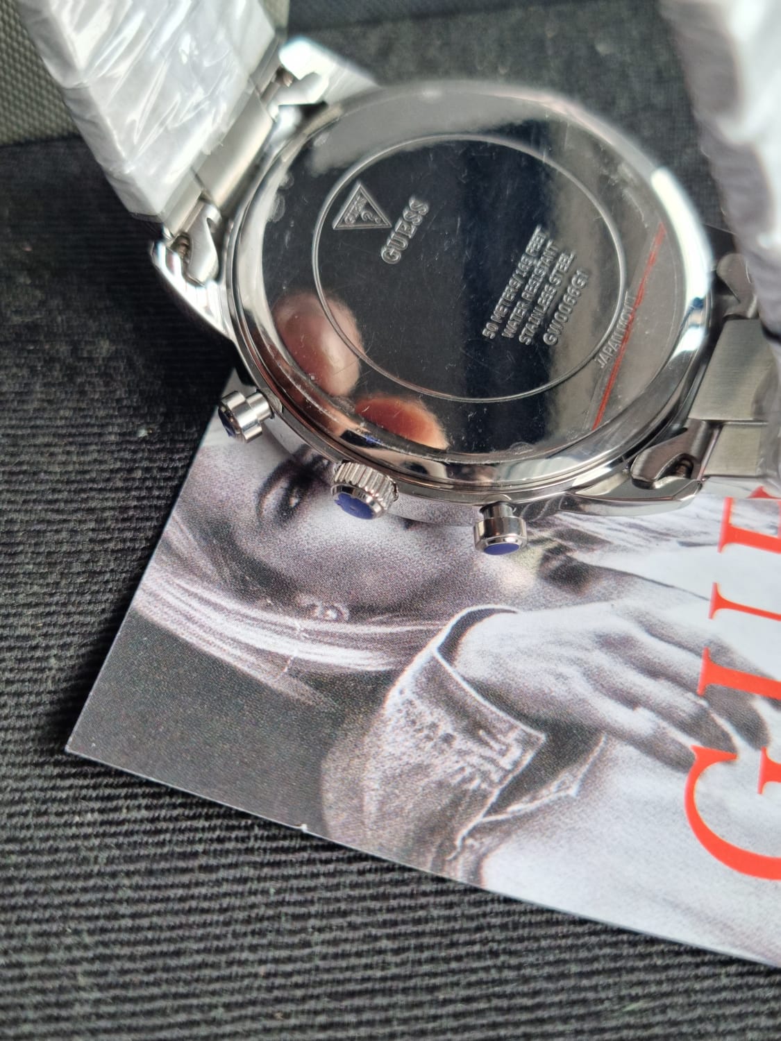 GUESS Analog Silver Dial Men's Watch-GW0066G1 - Image 6