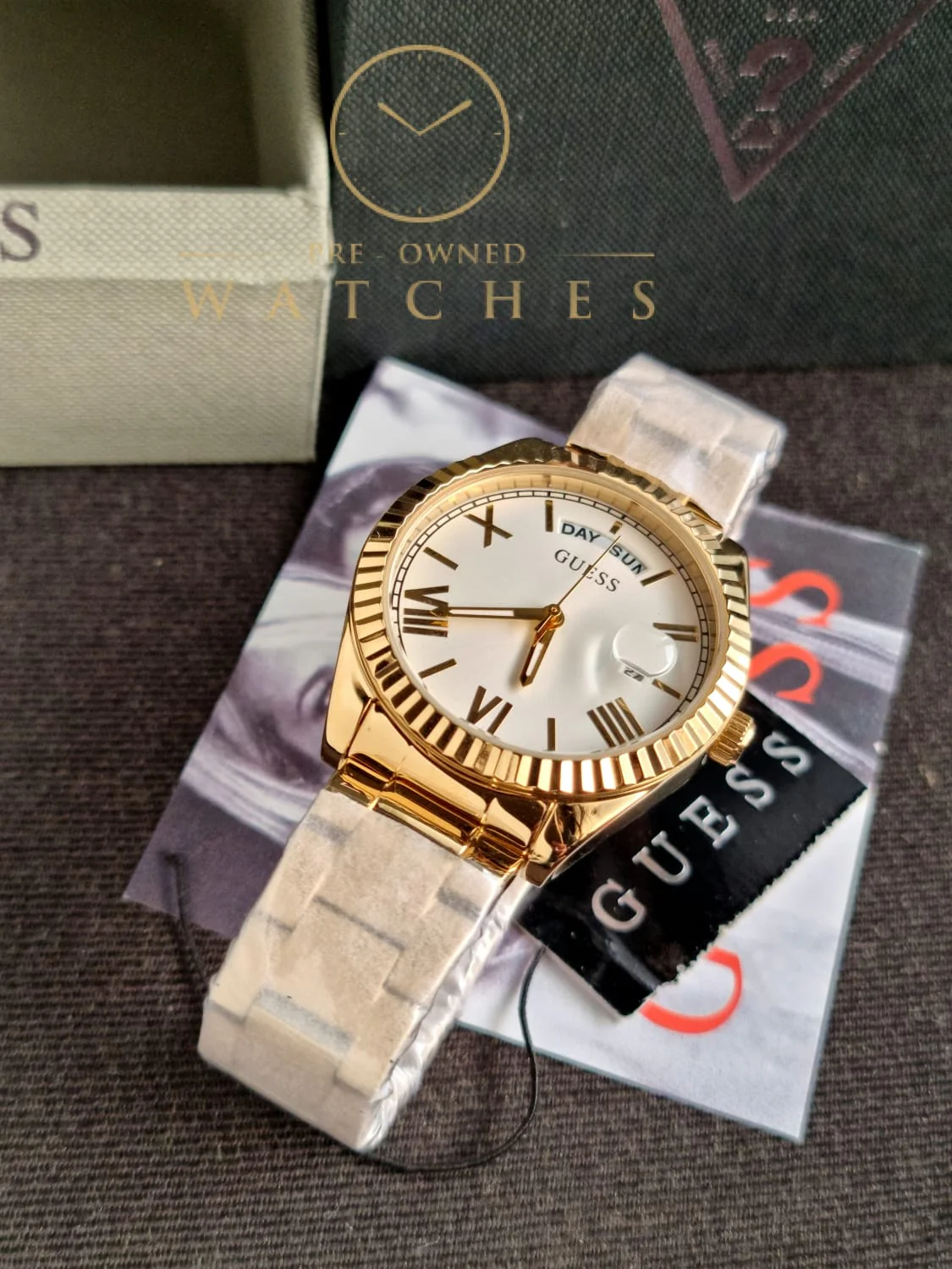 GUESS Analog White Dial Women's Watch-GW0308L2 - Image 11