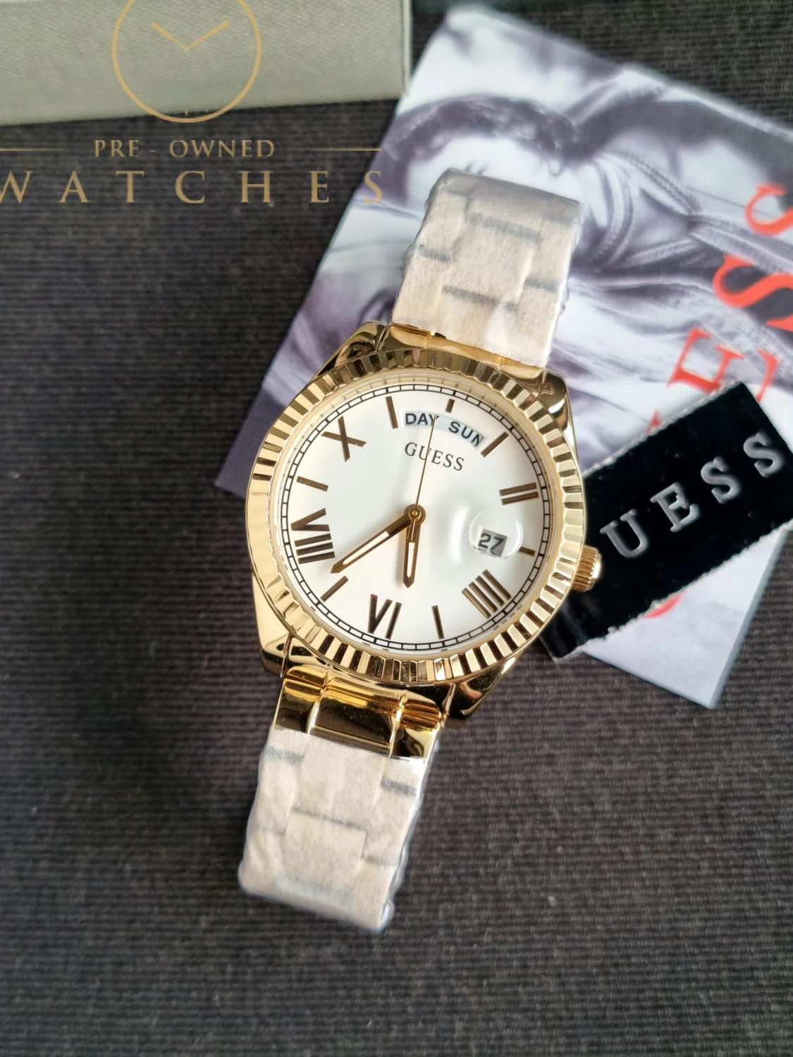 GUESS Analog White Dial Women's Watch-GW0308L2 - Image 7
