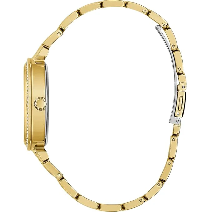 Guess Lily Collection 3 Hand Womens Analog Beige Dial Coloured Quartz Watch, Round Dial with 36 mm Case Width - GW0528L2 - Image 4