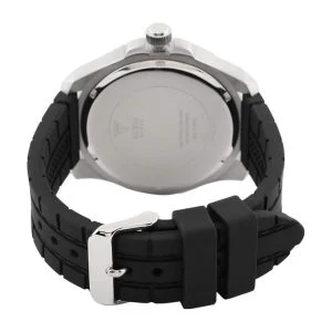 Guess Men’s Quartz Black Silicone Strap Black Dial 46mm Watch W0798G1 - Image 2