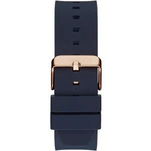 Guess Men’s Quartz Blue Silicone Strap Black Dial 43mm Watch GW0569G3 - Image 3