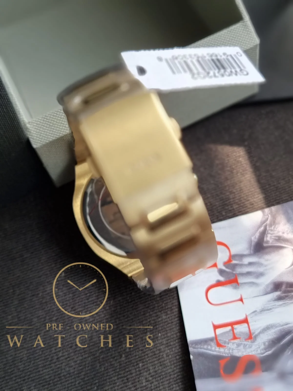 Guess Men’s Quartz Gold Stainless Steel Black Dial 42mm Watch GW0572G2 - Image 5