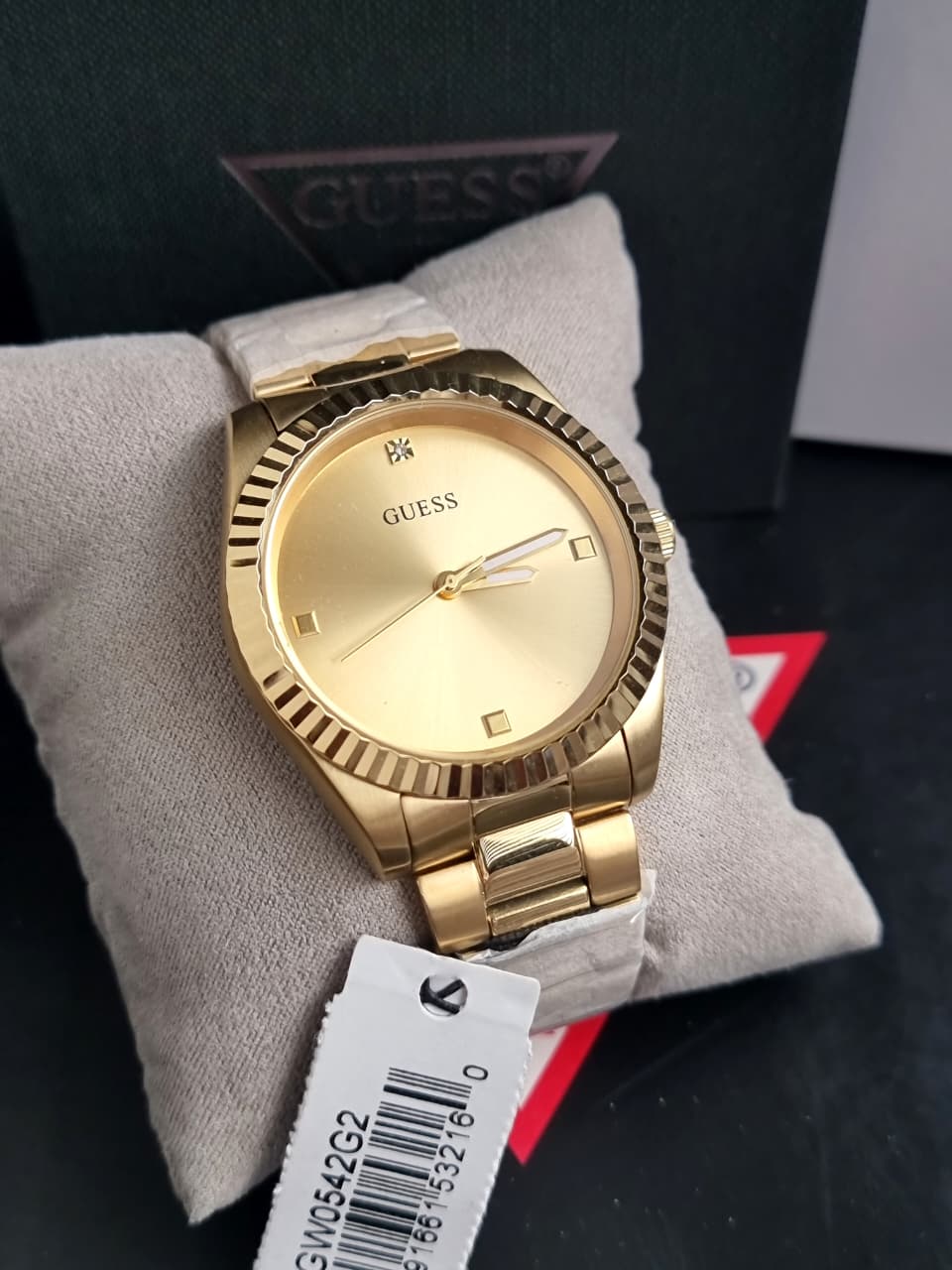 Guess Men’s Quartz Gold Stainless Steel Gold Dial 42mm Watch GW0542G2 - Image 3
