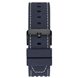 Guess Men’s Quartz Navy Blue Silicone Strap Navy Blue Dial 44mm Watch GW0499G1 - Image 3