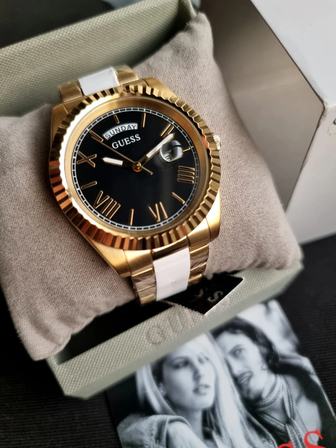Guess Men’s Quartz Stainless Steel Black Dial 42mm Watch GW0265G3 - Image 10