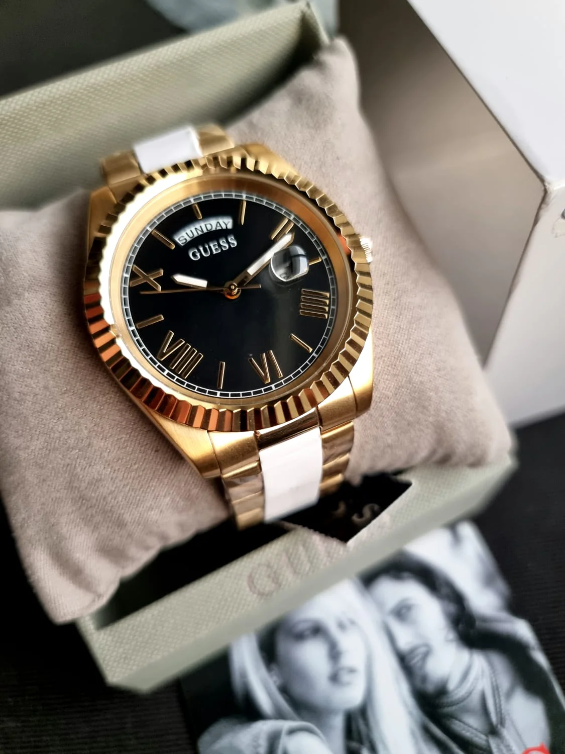 Guess Men’s Quartz Stainless Steel Black Dial 42mm Watch GW0265G3 - Image 11