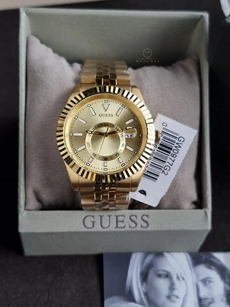 Guess Men's Wristwatch Jaden GW0977G2 Stainless Steel Gold - Image 2