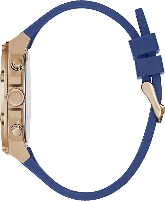GUESS US Men's Rose Gold-Tone and Black Multifunction Watch - Image 5