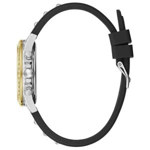 Guess Women’s Quartz Black Silicone Strap White Dial 36mm Watch W1292L1 - Image 2
