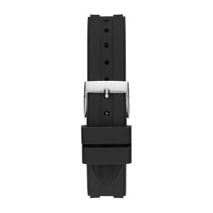Guess Women’s Quartz Black Silicone Strap White Dial 36mm Watch W1292L1 - Image 3