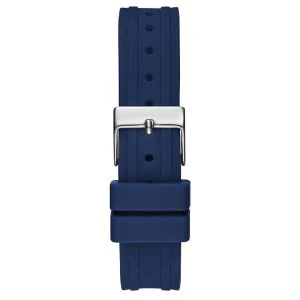 Guess Women’s Quartz Blue Silicone Strap Silver Dial 36mm Watch GW0034L5 - Image 3